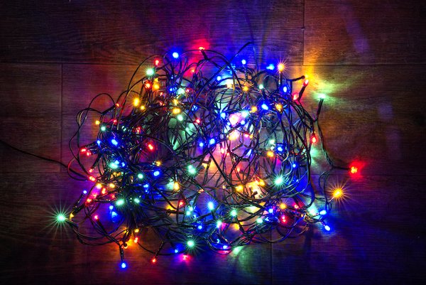tangled Christmas lights tangled Christmas lights